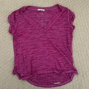 Purple we the free distressed t-shirt